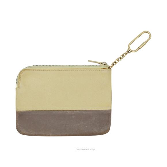 🔴 Celine Key Pouch Cles - Olive Drab/Cream - Picture 2 of 8